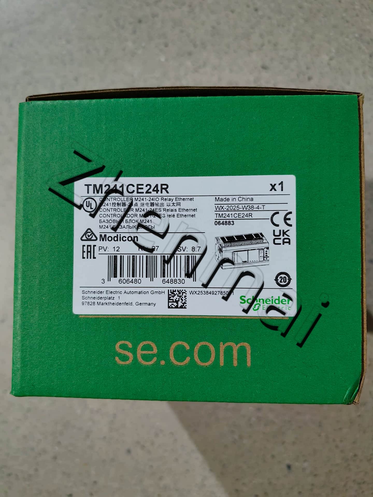 Schneider TM241CE24R 100% nuovo, originale e genuino Convertitori di frequenza, interruttori automatici, contattori, dispositivi di protezione