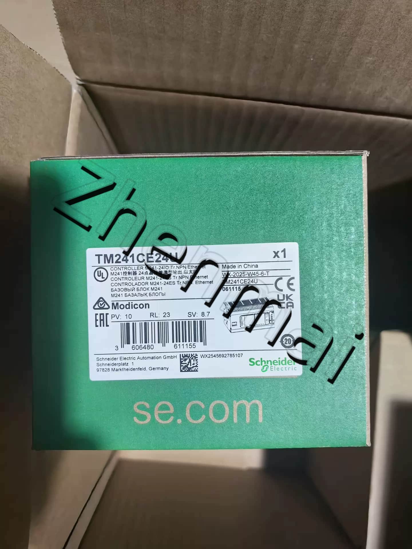 Schneider TM241CE24U 100% nuovo, originale e genuino Convertitori di frequenza, interruttori automatici, contattori, dispositivi di protezione