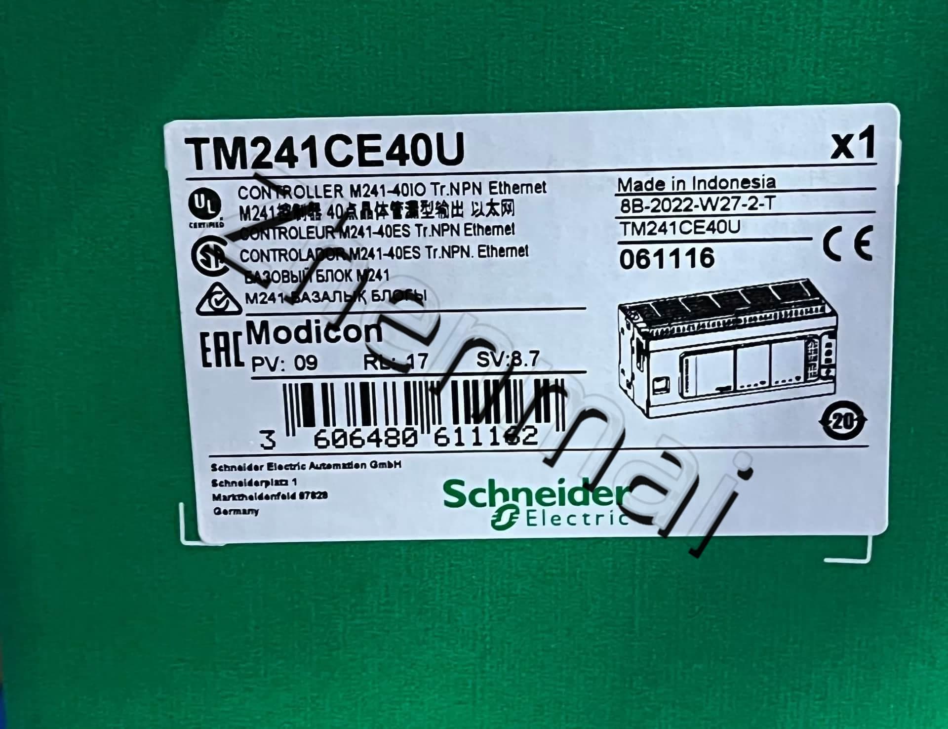 Schneider TM241CE40U 100% nuovo, originale e genuino Convertitori di frequenza, interruttori automatici, contattori, dispositivi di protezione