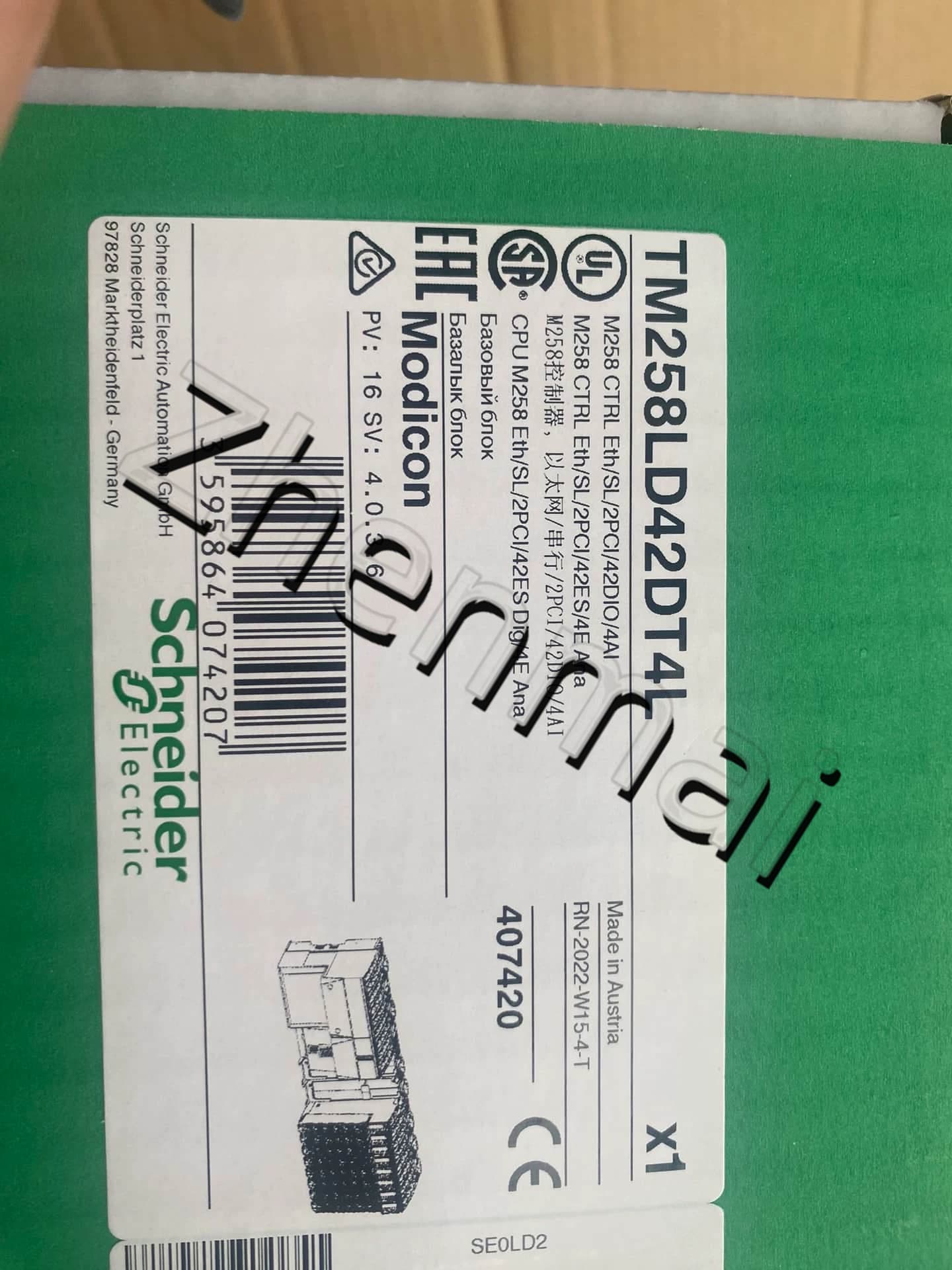 Schneider TM258LD42DT4L 100% nuovo, originale e genuino Convertitori di frequenza, interruttori automatici, contattori, dispositivi di protezione