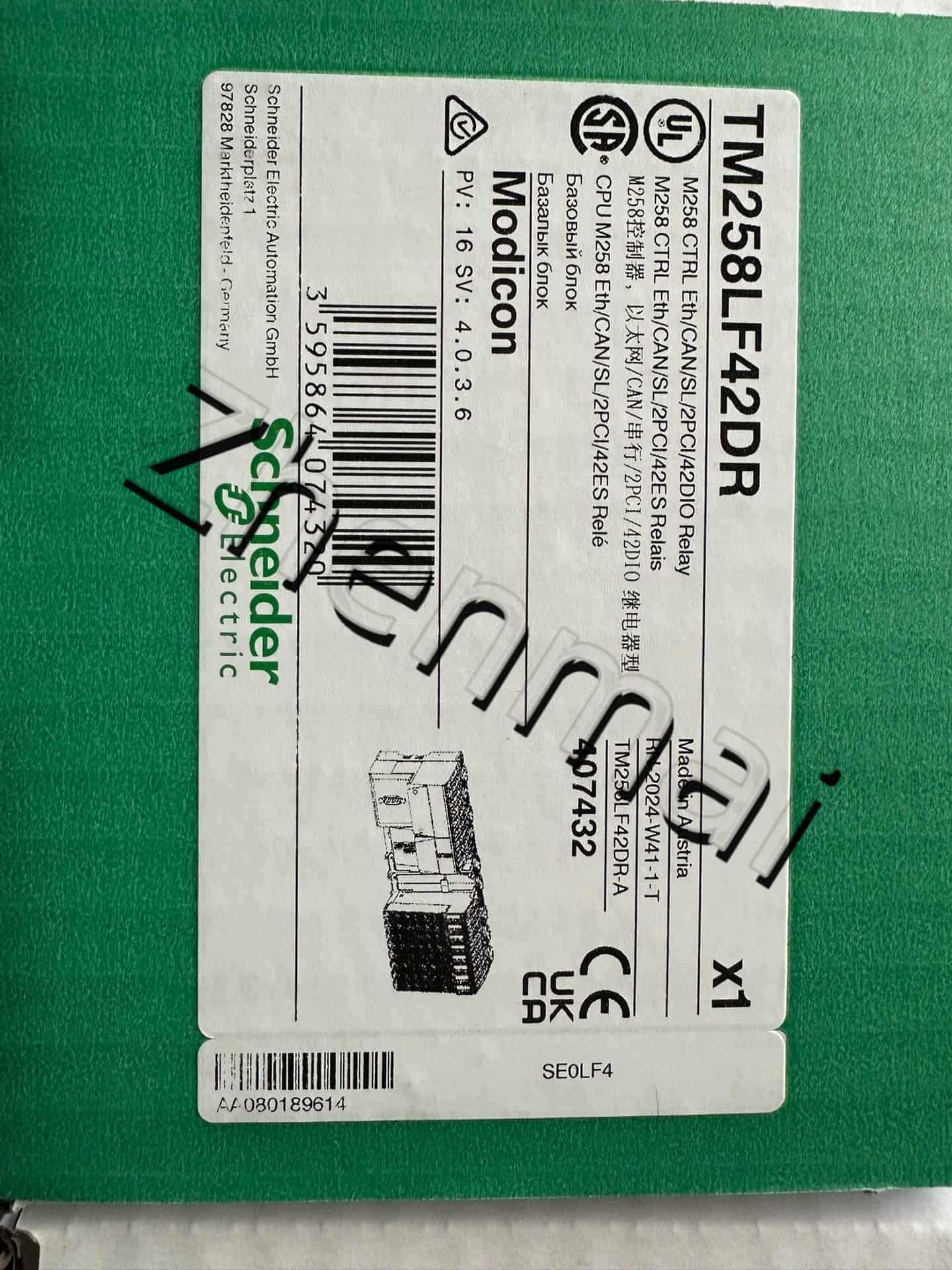 Schneider TM258LF42DR 100% nuovo, originale e genuino Convertitori di frequenza, interruttori automatici, contattori, dispositivi di protezione