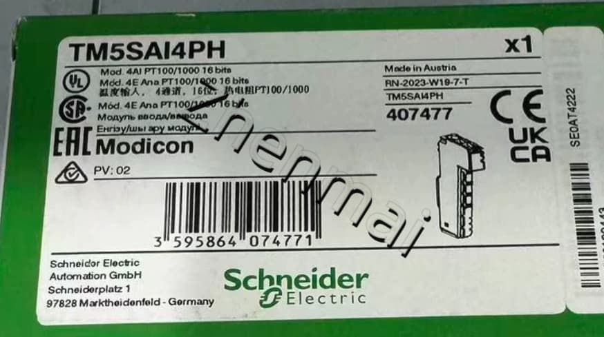 Schneider TM5SAI4PH 100% nuovo, originale e originale Convertitori di frequenza, interruttori automatici, contattori, dispositivi di protezione
