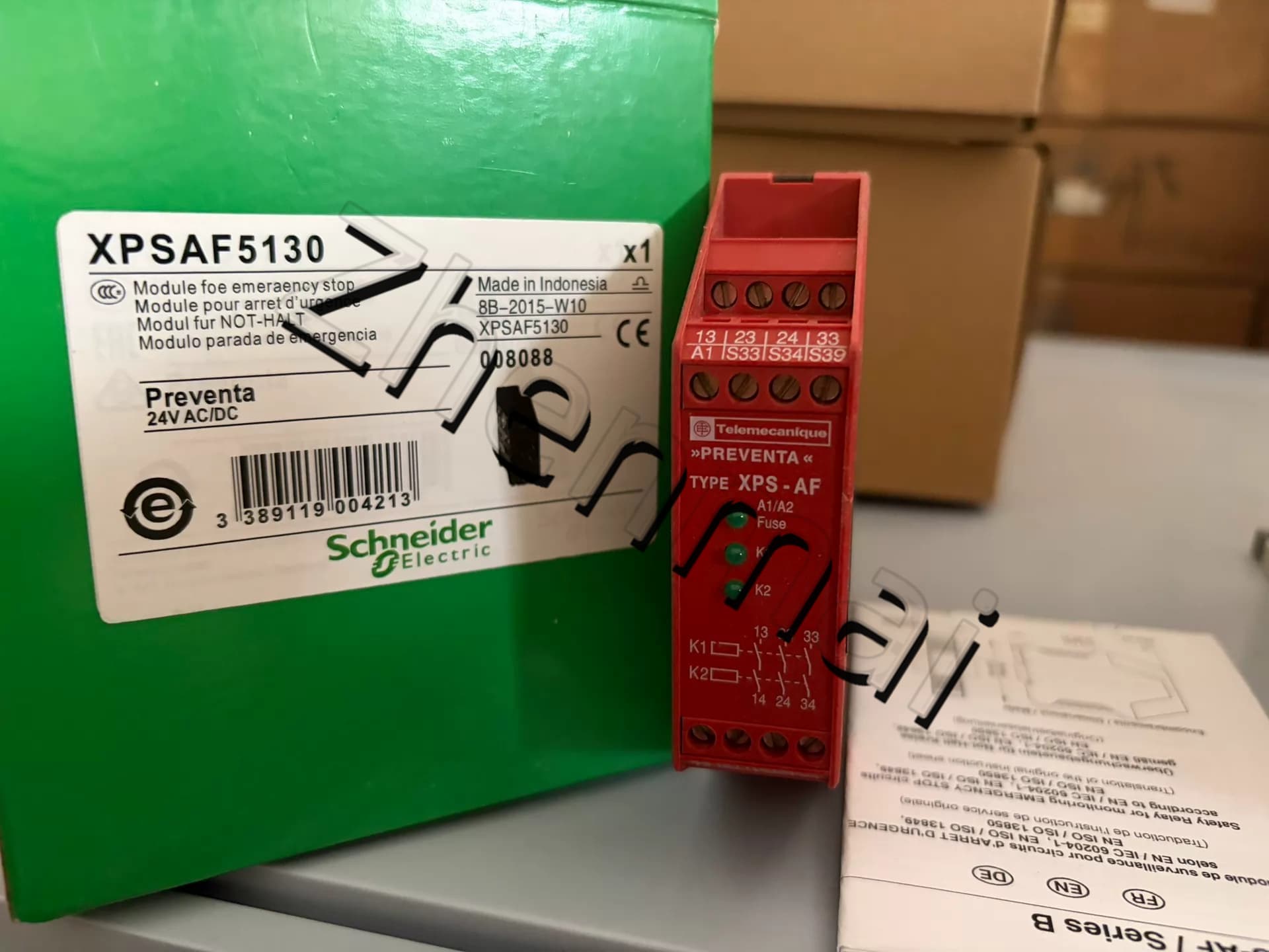 Convertitori di frequenza, interruttori automatici, contattori, dispositivi di protezione Schneider XPSAF5130 nuovissimo, originale e genuino al 100%