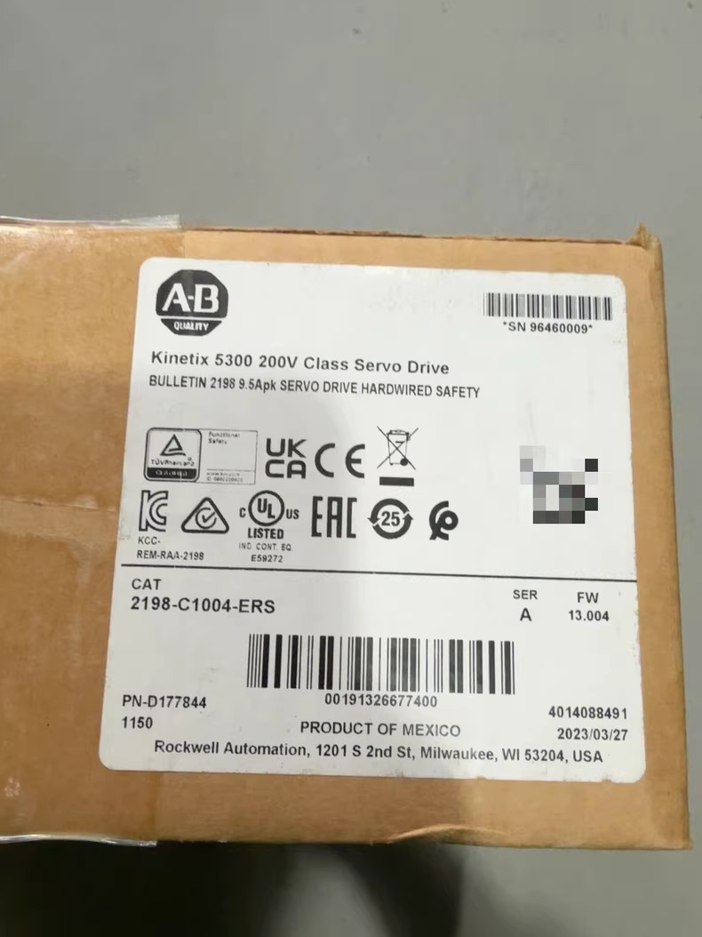 Servoazionamento Kinetix 5300 2198-C1004-ERS, nuovo di zecca e originale Consegna veloce