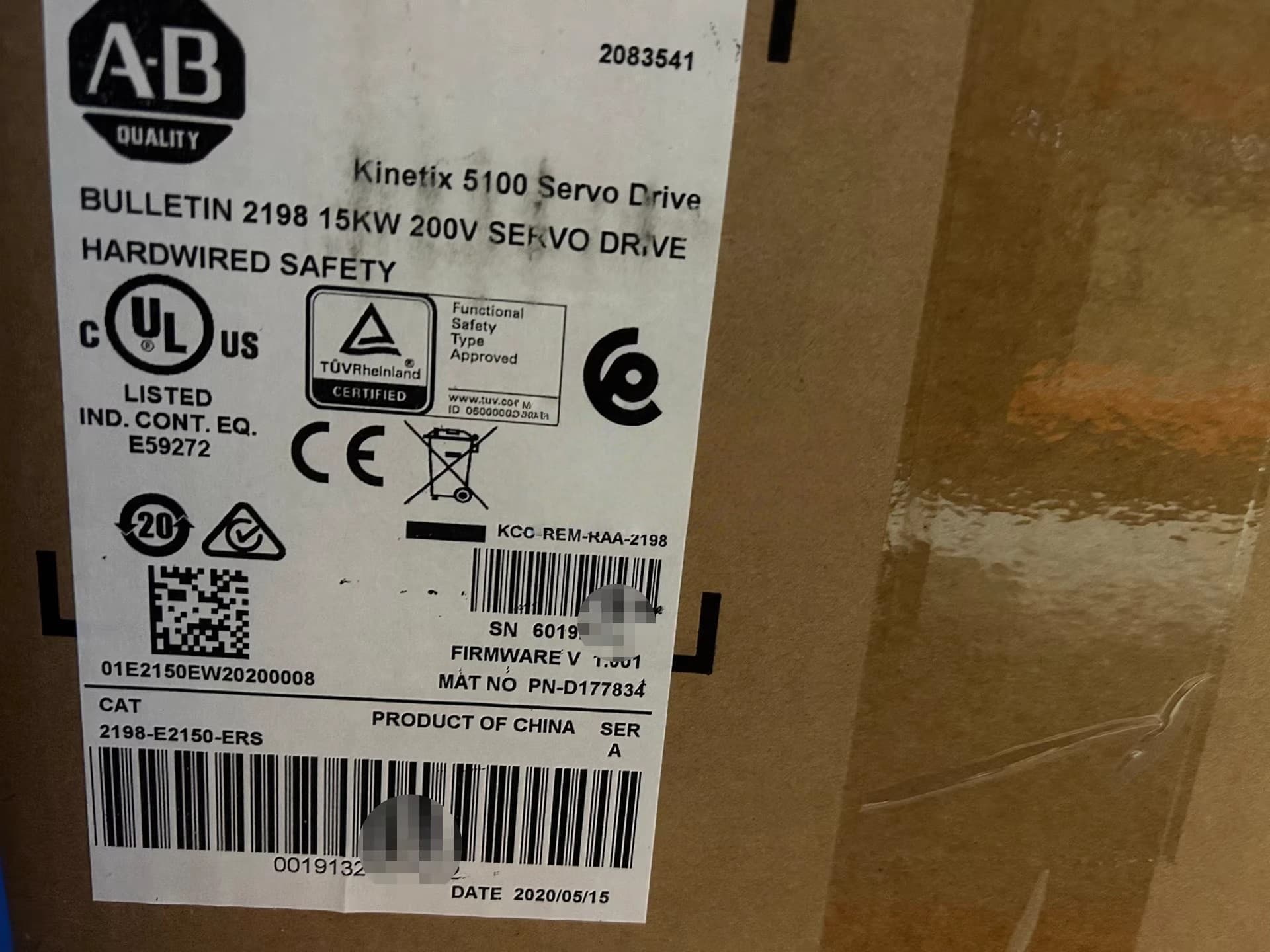 Servo Kinetix 5100 2198-E2150-ERS, nuovo di zecca e originale