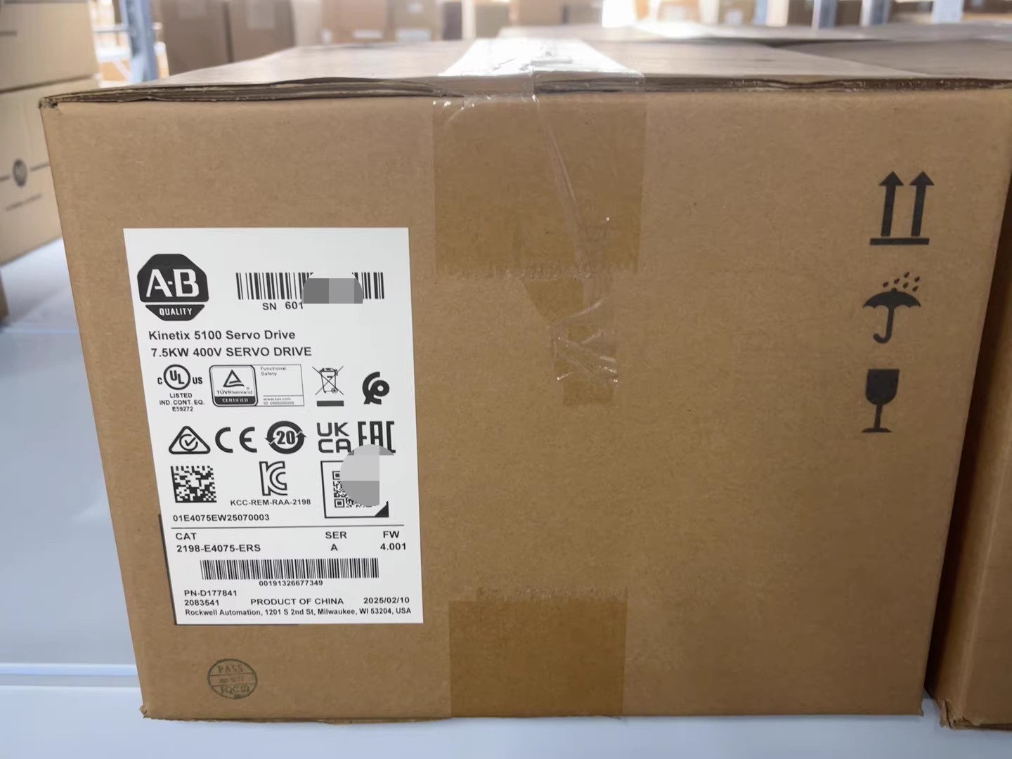 Servo Kinetix 5100 2198-E4075-ERS, nuovo di zecca e originale