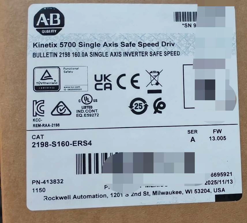 Servo Kinetix 5700 2198-S160-ERS4, nuovo di zecca e originale