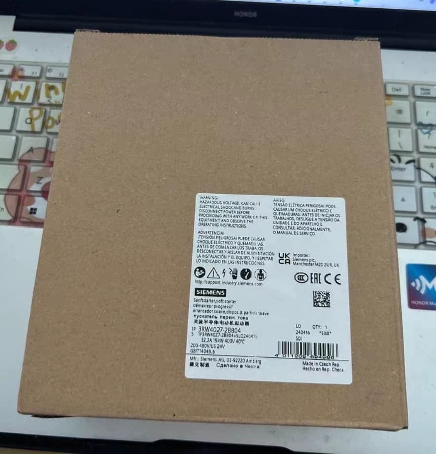 Soft Starter SIRIUS SOFT STARTER Siemens 3RW4027-2BB04 nuovo di zecca, originale, direttamente dalla fabbrica