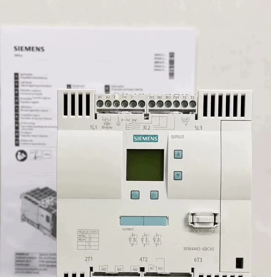 Soft Starter SIRIUS SOFT STARTER Siemens 3RW4425-1BC44 nuovo di zecca, originale, direttamente dalla fabbrica