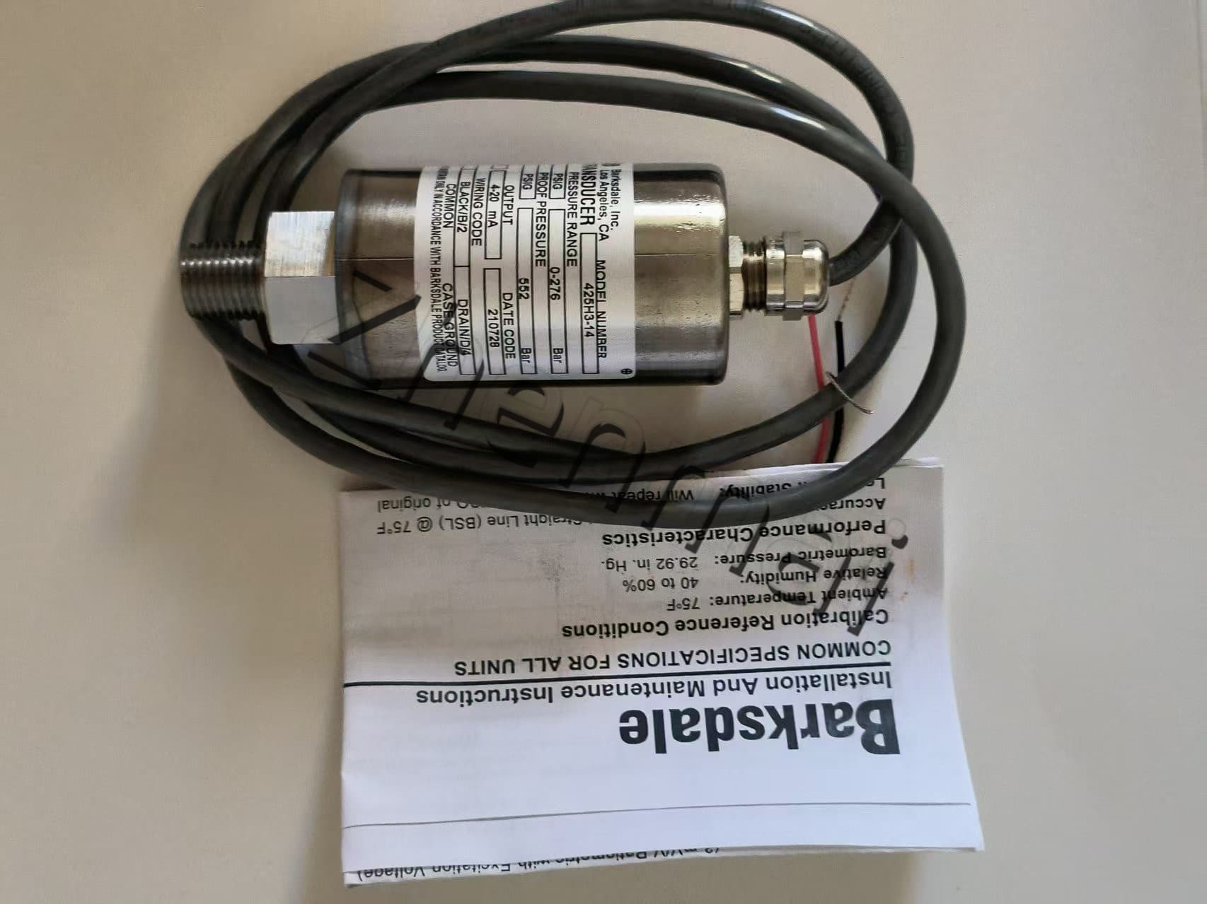 Brand New Original Barksdale 425H3-14 Sensore di pressione Livellostato Flussostato Pressostato Spedizione veloce