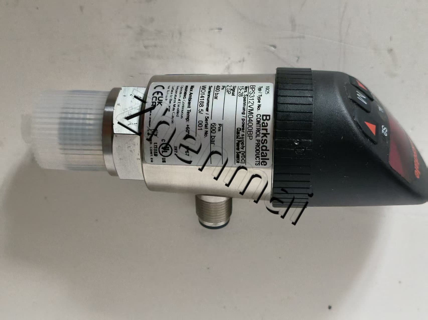 Nuovissimo originale Barksdale BPS312VM0400BP Sensore di pressione Interruttore di livello Flussostato Pressostato Spedizione veloce
