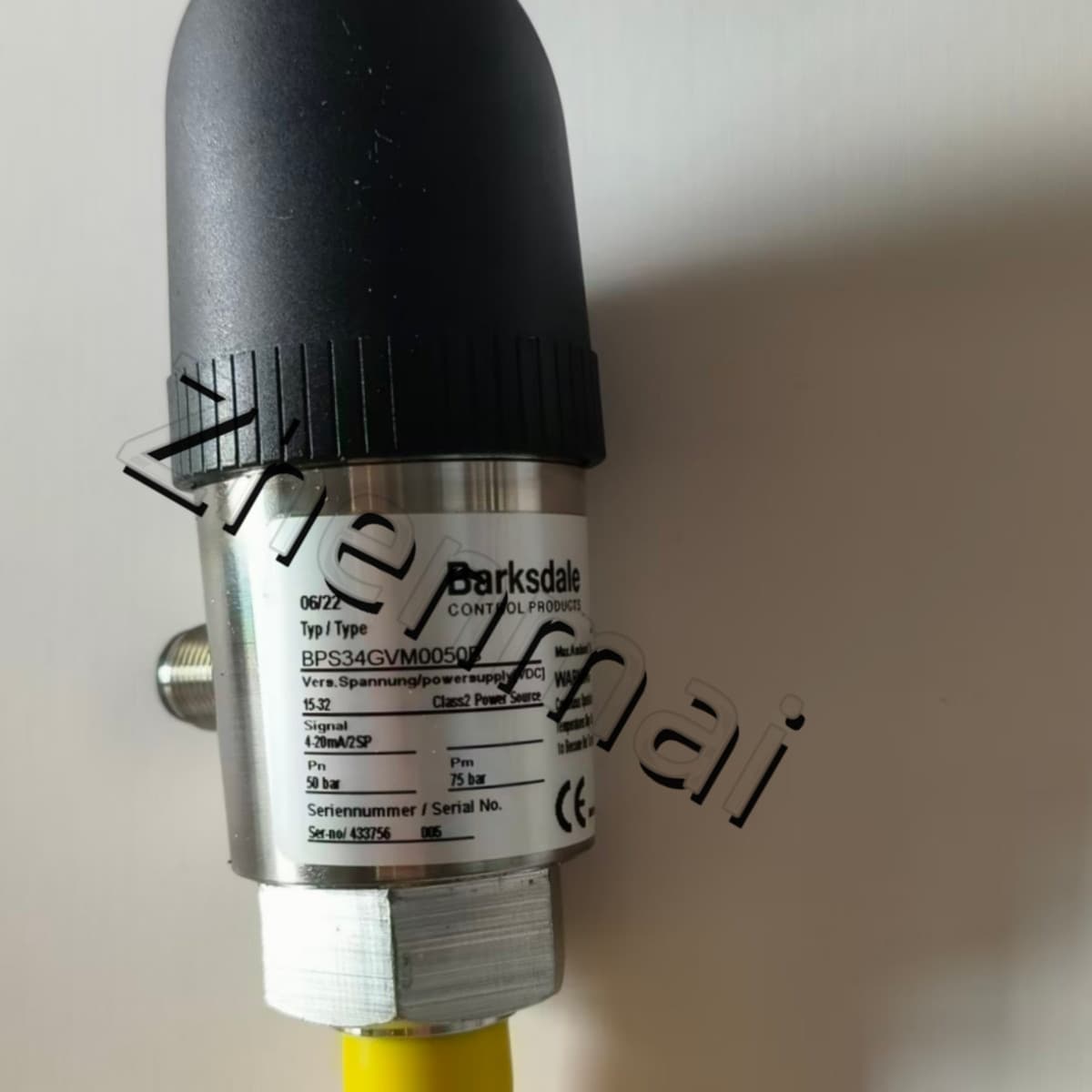 Nuovissimo originale Barksdale BPS34GVM0050B Sensore di pressione Interruttore di livello Flussostato Pressostato Spedizione veloce