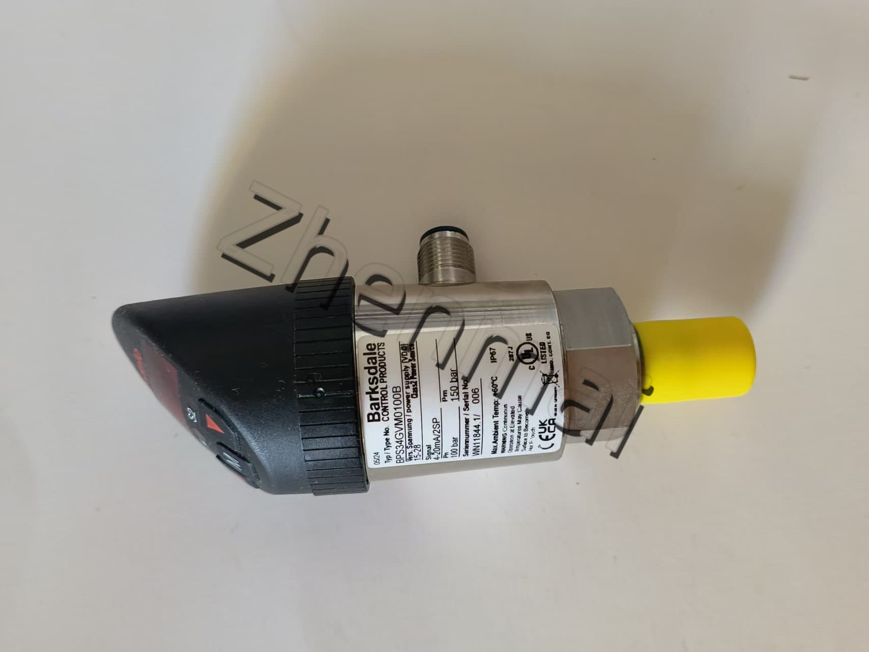 Nuovissimo originale Barksdale BPS34GVM0100B Sensore di pressione Interruttore di livello Flussostato Pressostato Spedizione veloce
