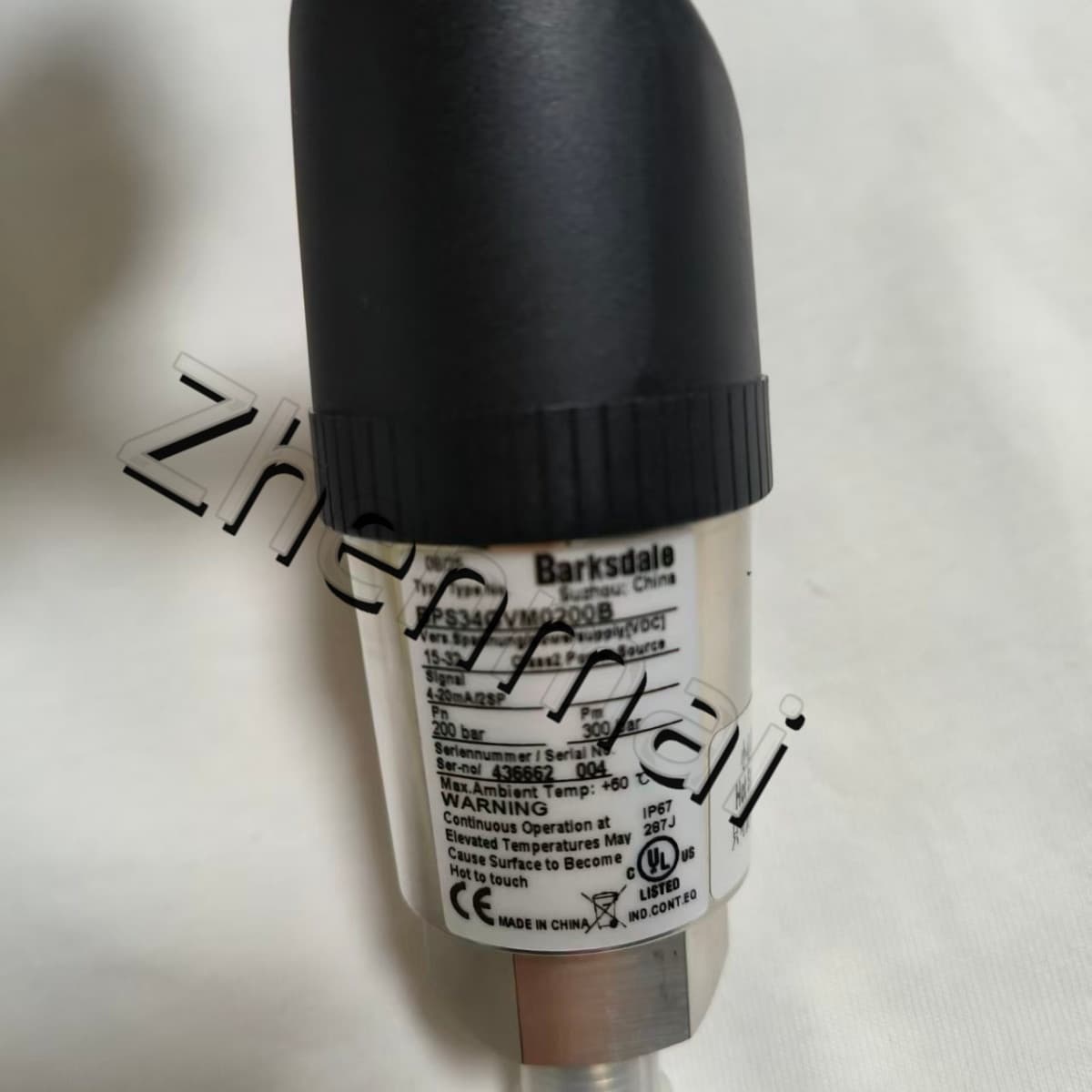 Nuovissimo originale Barksdale BPS34GVM0200B Sensore di pressione Interruttore di livello Flussostato Pressostato Spedizione veloce