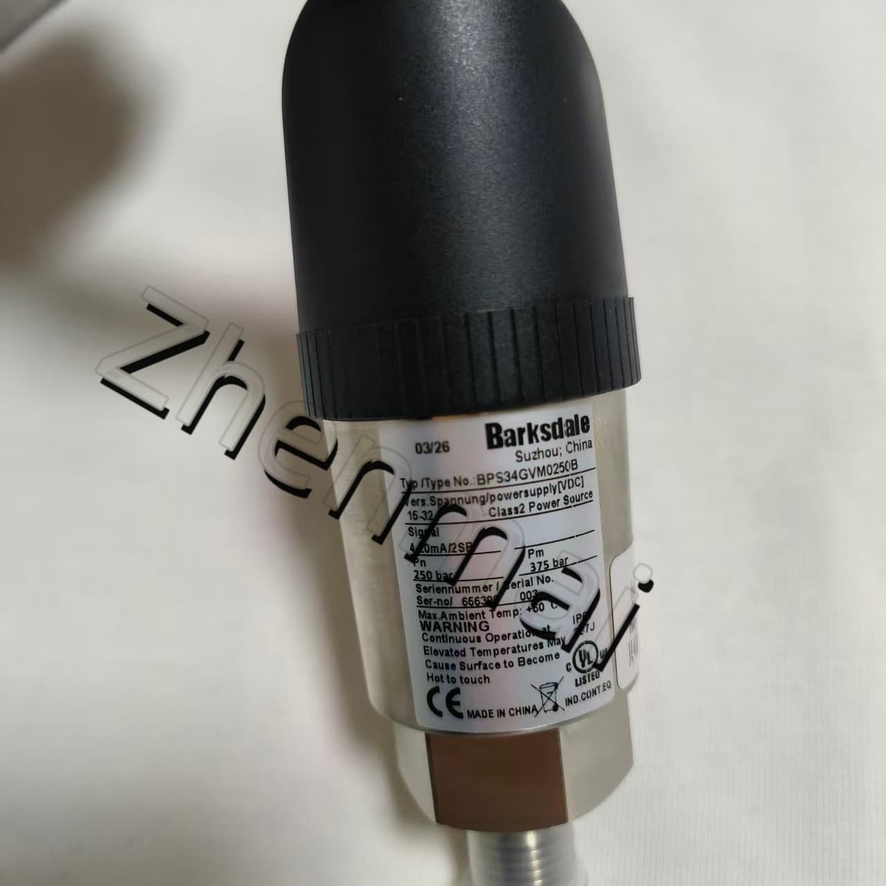 Nuovissimo originale Barksdale BPS34GVM0250B Sensore di pressione Interruttore di livello Flussostato Pressostato Spedizione veloce
