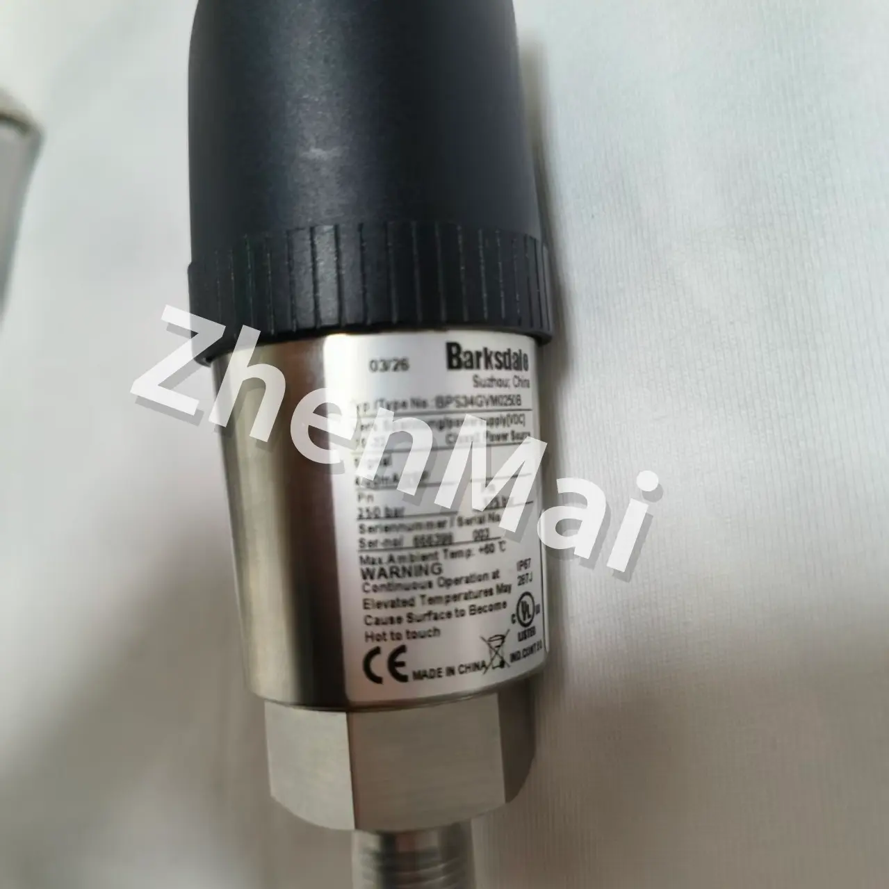 Nuovissimo originale Barksdale BPS34GVM0400B Sensore di pressione Interruttore di livello Flussostato Pressostato Spedizione veloce