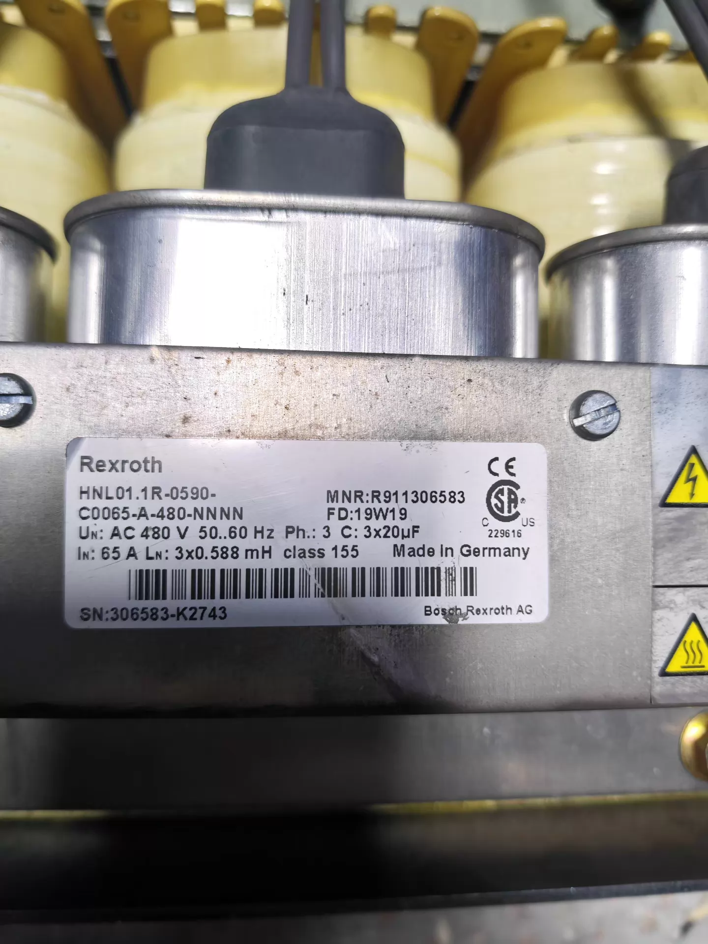 Servomotore Bosch Rexroth originale nuovo di zecca HNL01.1R-0590-C0065-A-480-NNNN Servomotore Spedizione veloce
