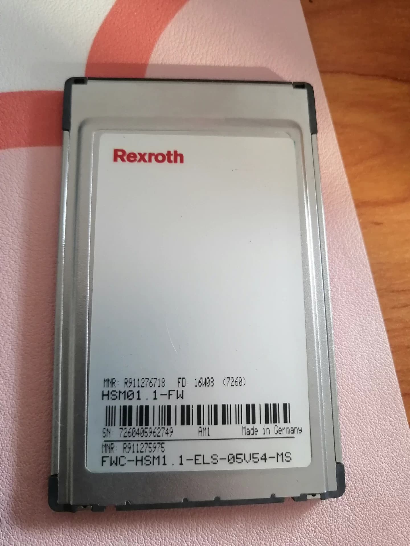 Scheda di memoria servoazionamento Bosch Rexroth originale nuovissima FWC-HSM1.1-ELS-05V54-MS Servomotore Spedizione veloce